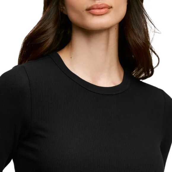 Banana Republic Women's Ribbed Crewneck Long Sleeve T-shirt, 2-pack - Picture 6 of 7